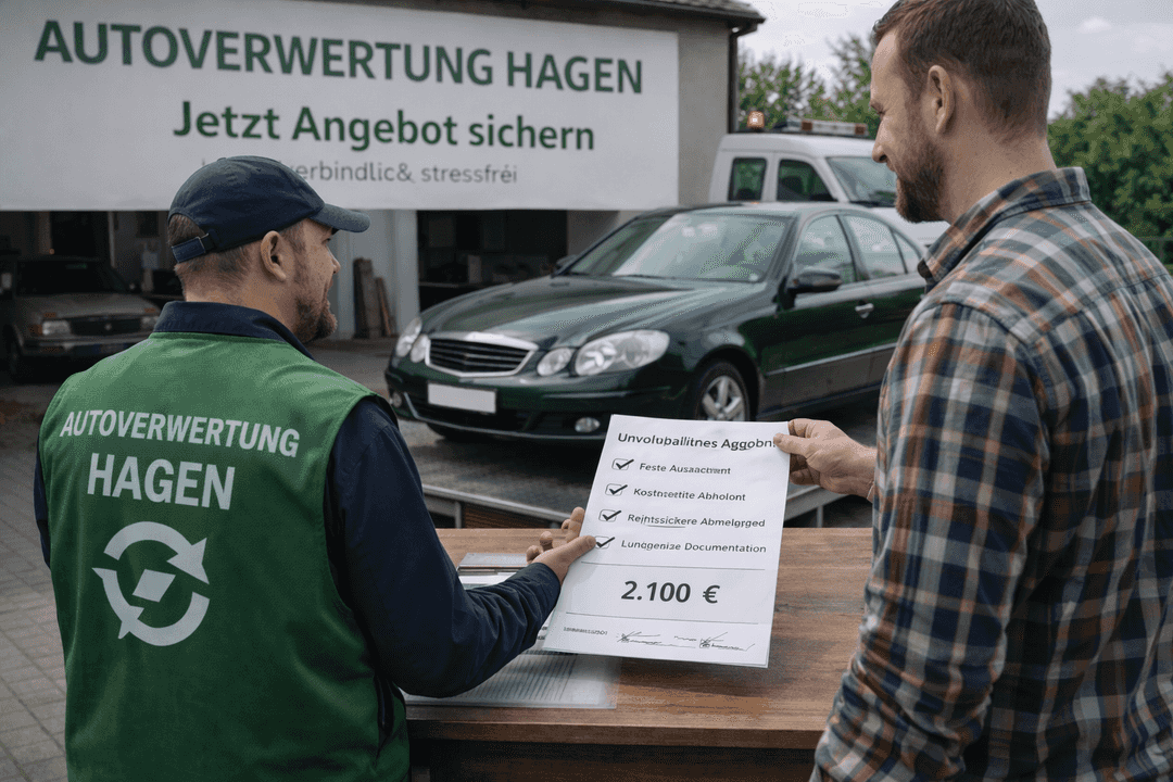 Jetzt Angebot sichern – Ihr direkter Einstieg in die Autoverwertung Bergkamen